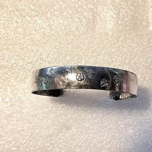 Sterling silver cuff